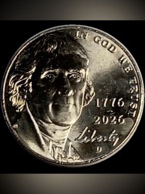 Roberto Coin Silver-Toned Metallic Coin Close-Up